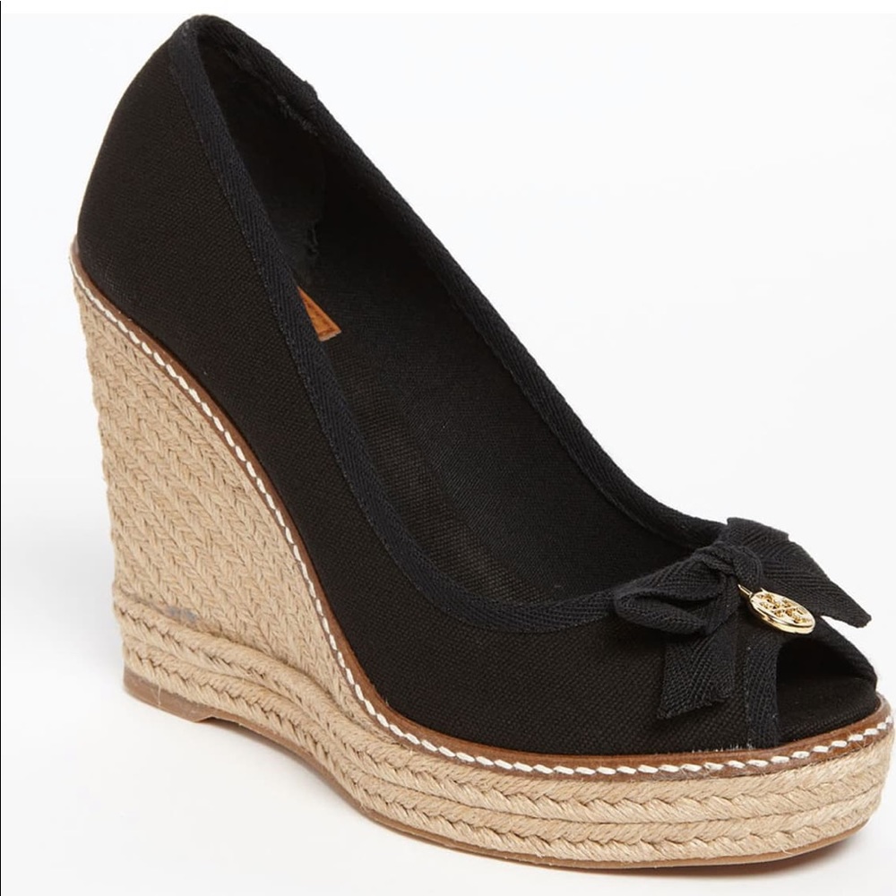 Tory Burch “Jackie” espadrilles wedges